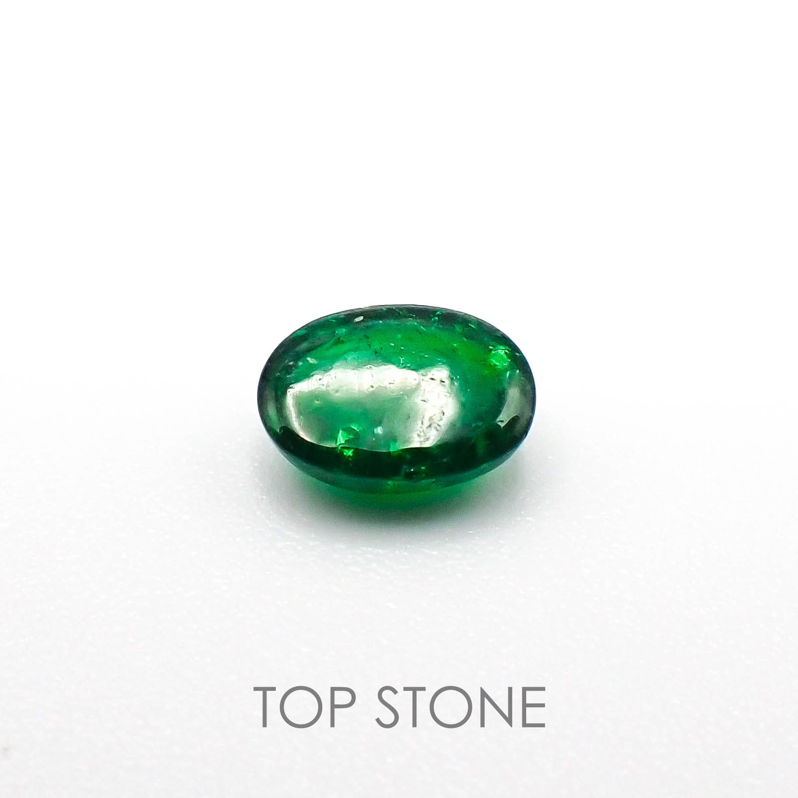 ツァボライト(宝石名グリーン グロッシュラー・ガーネット)タンザニア産 1.06ct 識別済[220717140]7.1x5.2mm前後