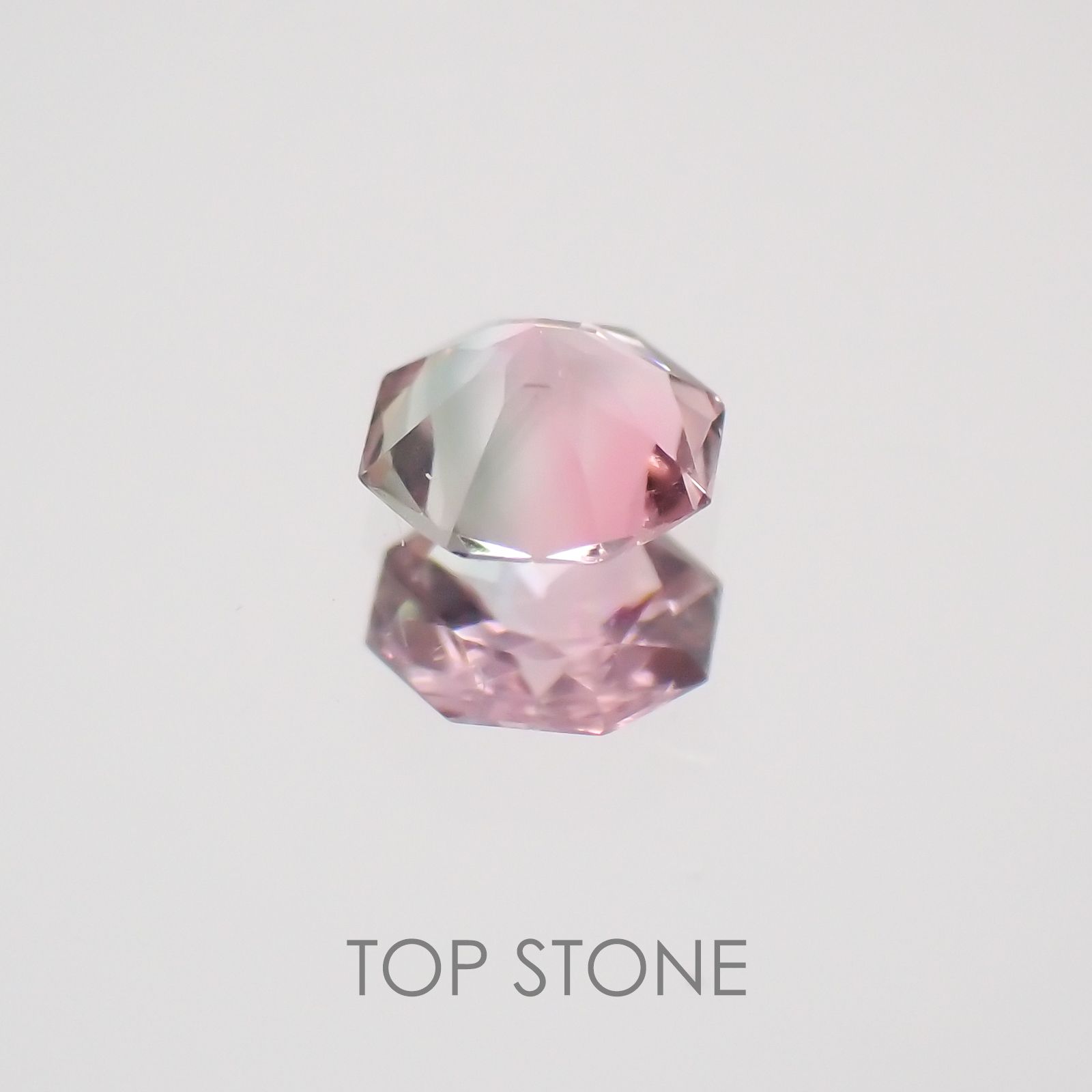 ◇オクタゴンカット◇バイカラートルマリンSA ブラジル・アフリカ産 ルース 0.08ct[21019160]2.9×2.9mm前後