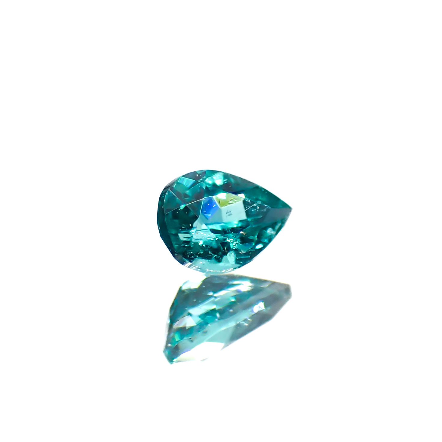 パライバトルマリン ブラジル・ムルング鉱山産 0.088ct[240928753]3.4x2.4mm前後