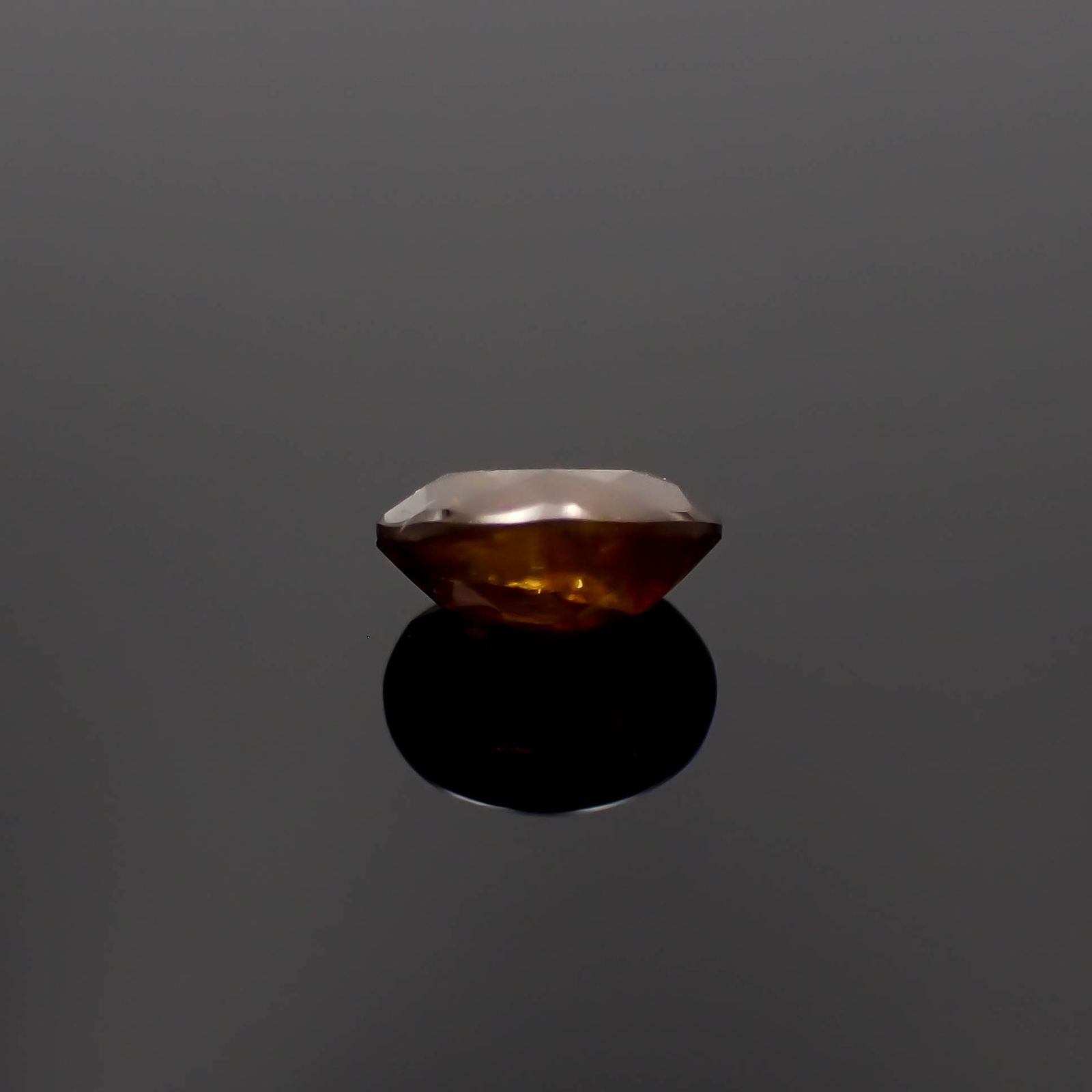 ゴールドシーンサファイア非加熱 ケニア産 1.12ct[230321322]6.7x5.2mm前後