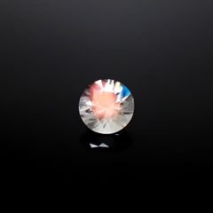 レインボームーンストーン(宝石名ラブラドライト)マダガスカル産 0.33ct 識別済[250129794]4.5x4.5mm前後