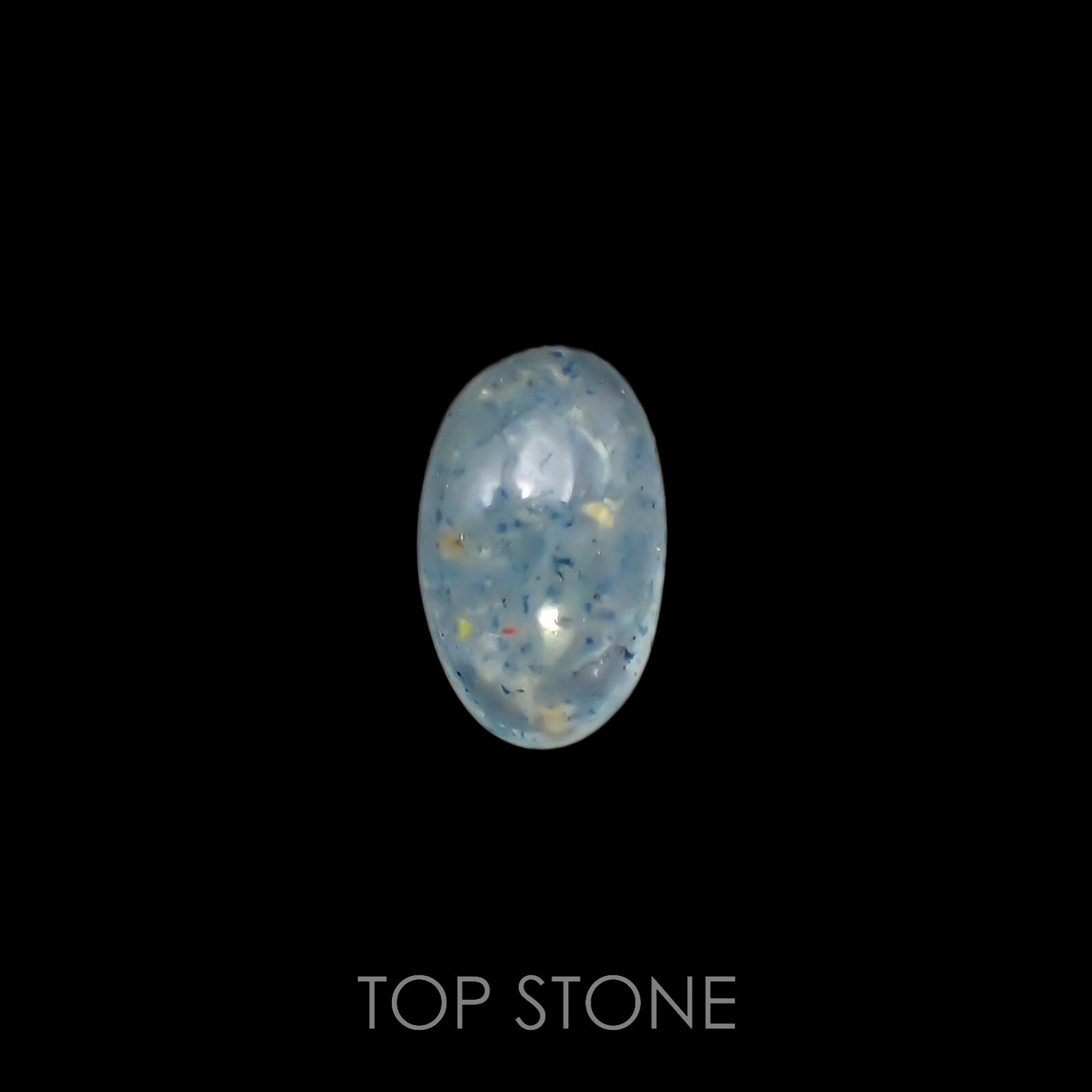 ラズライトインクォーツ(宝石名ラズライト イン クォーツ)アフガニスタン産 1.75ct 識別済[220918128]9.7x5.9mm前後