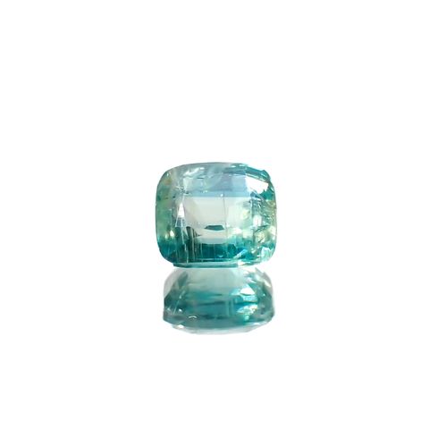 バイカラーカイヤナイト(宝石名カイヤナイト)ネパール産 1.40ct 識別済[240326691]6.1x5.9mm前後