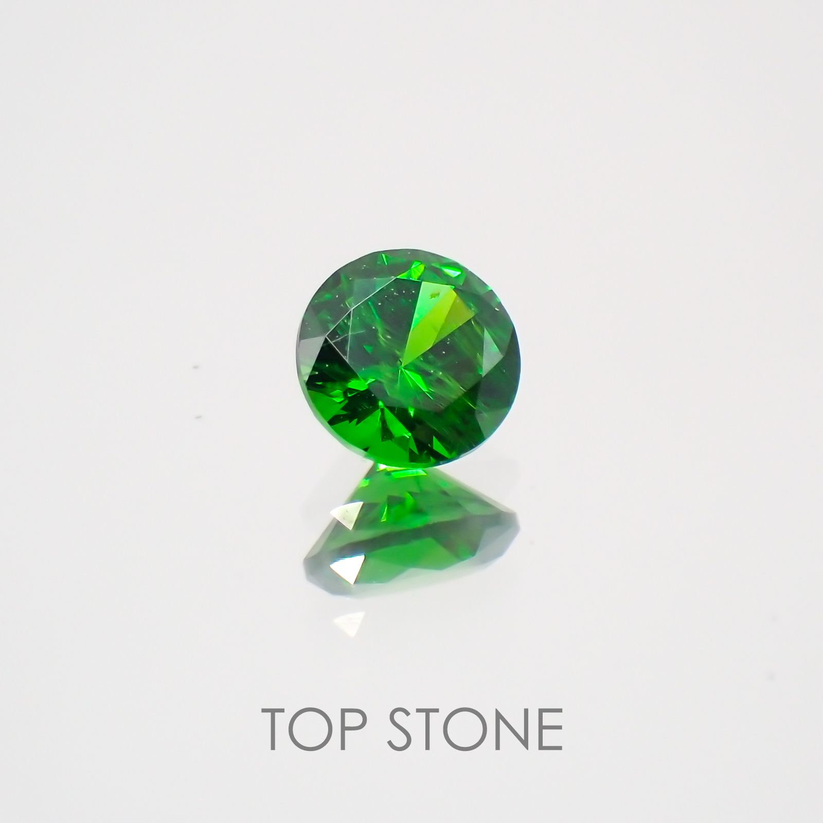 デマントイドガーネット(宝石名デマントイド・ガーネット)  ロシア産 0.174ct ソ付(彩珠)[210410510]3.3×3.3mm前後