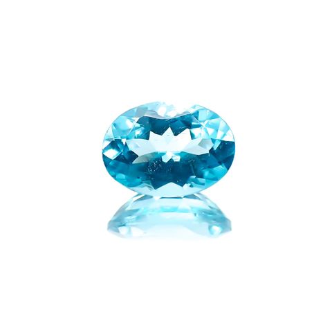 アパタイト(宝石名アパタイト)ブラジル産 0.96ct 識別済[231124162]7x5.2mm前後