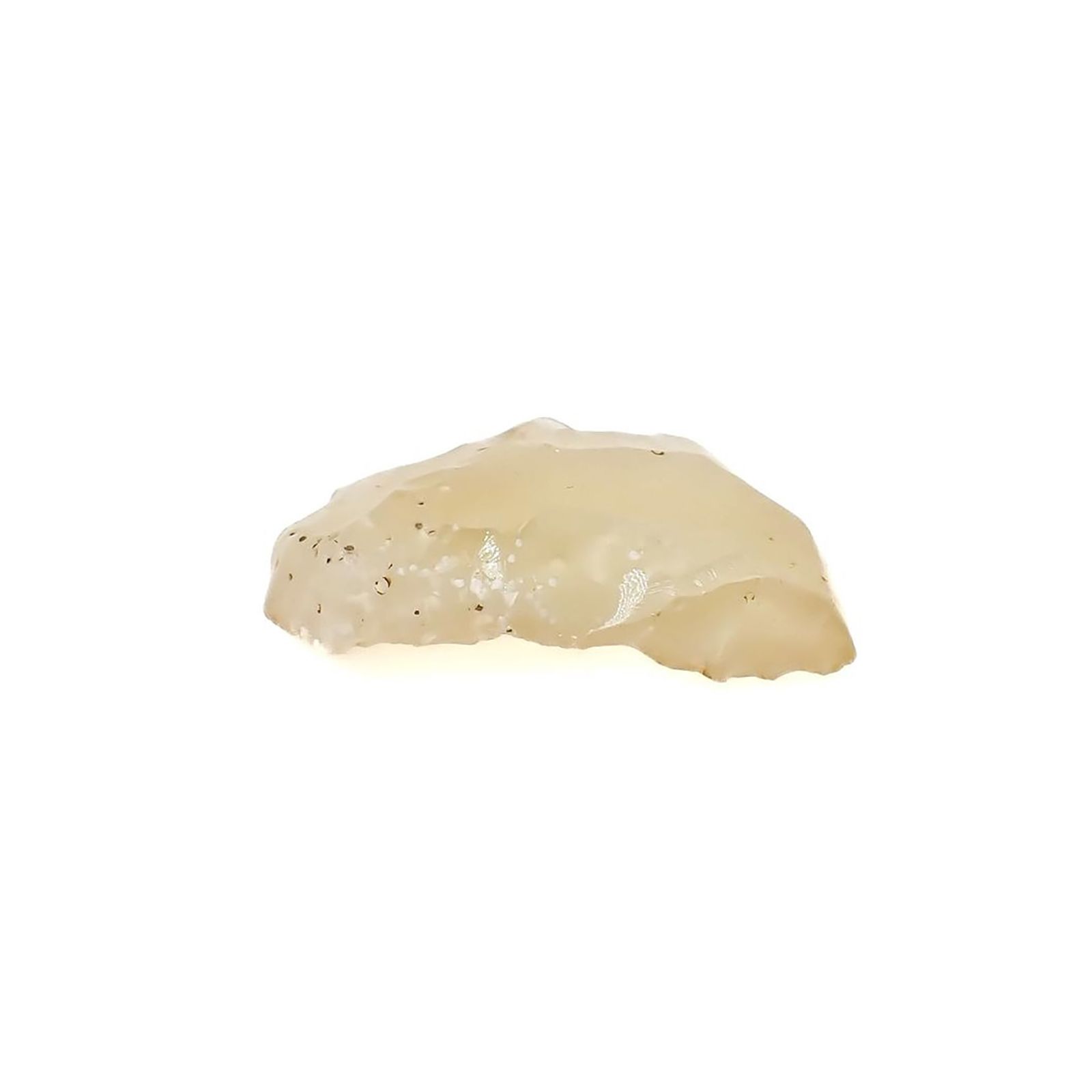 リビアングラス 原石 発見地：エジプト・リビア砂漠 26.93ct / 33.4x22.5mm前後 [260729281]