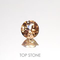 インペリアルトパーズ(宝石名トパーズ)ブラジル産 0.49ct 識別済[220114952]5x4.9mm前後