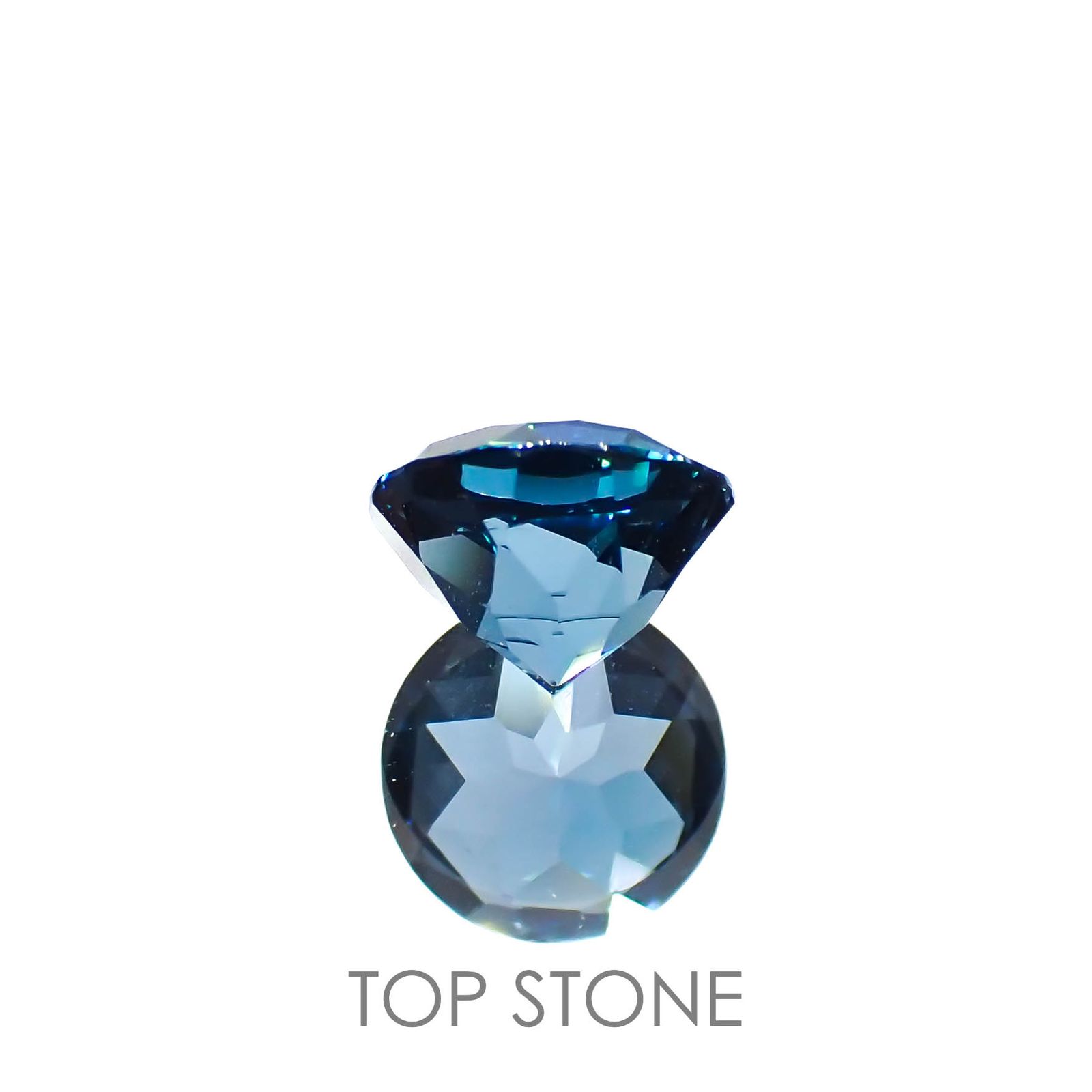 ロンドンブルートパーズ ブラジル産 1.60ct[221219307]7.1x7.1mm前後