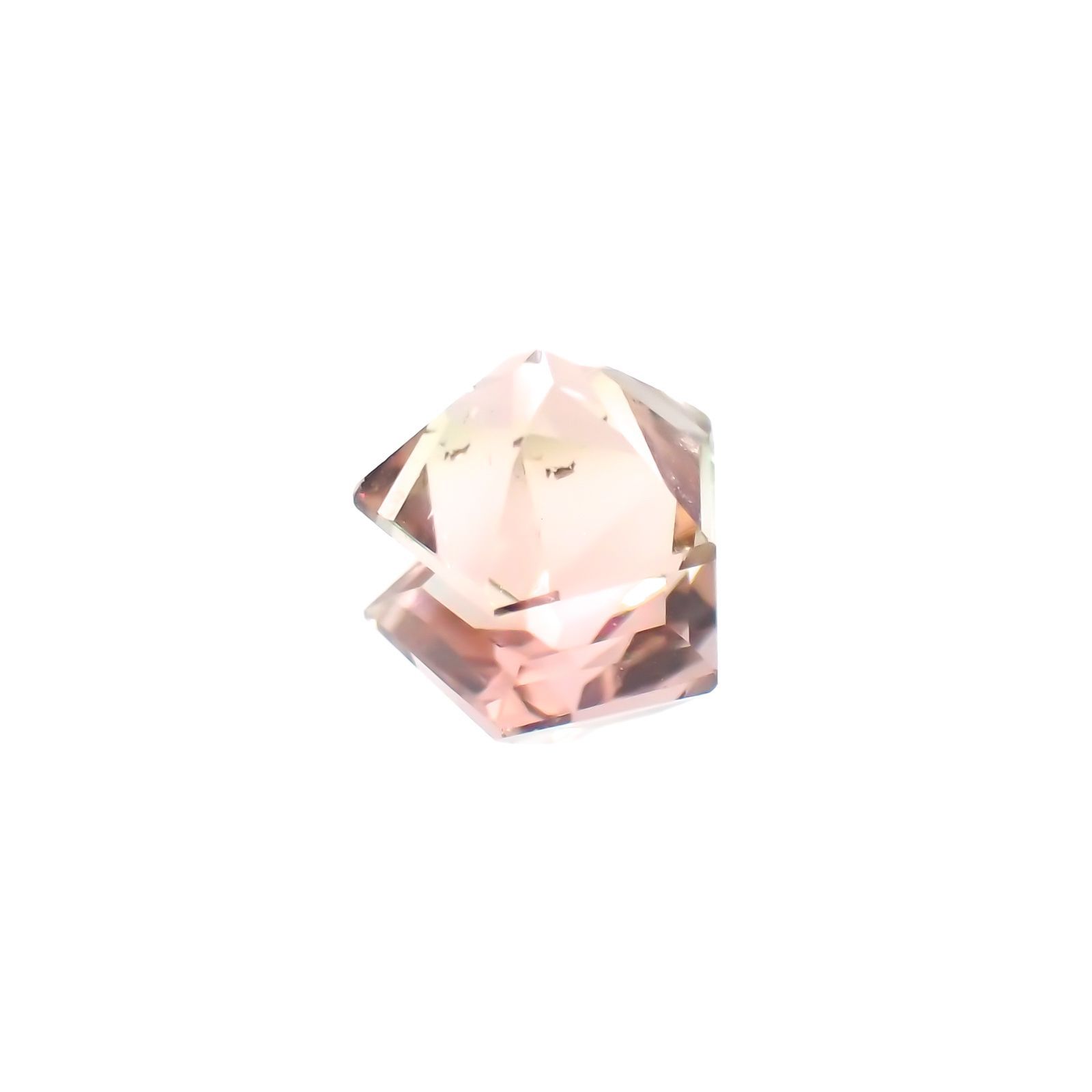 ◇ペンタゴンカット◇ピンクトルマリン SA(宝石名トルマリン)ブラジル産 0.40ct 識別済[231124221]5.1x5.1mm前後