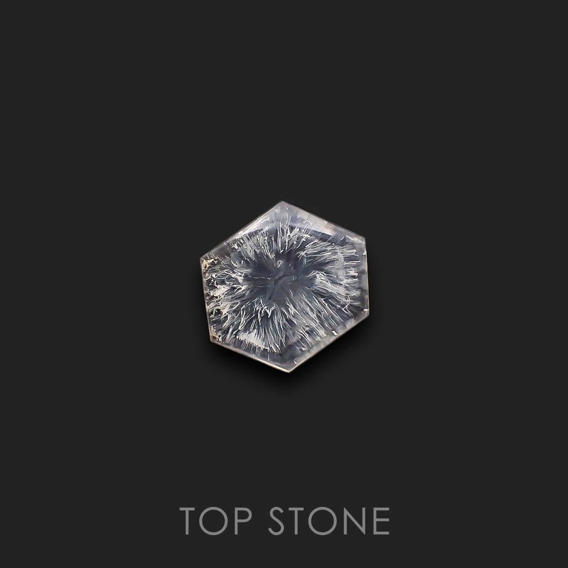 トラピッチェクォーツ 偏光板2枚付き コロンビア・ボヤカ産 30.76ct[230220812]26.5x23.2mm前後