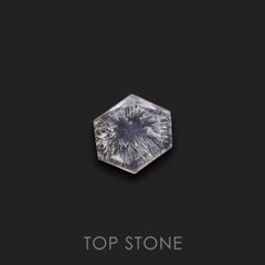 トラピッチェクォーツ 偏光板2枚付き コロンビア・ボヤカ産 30.76ct[230220812]26.5x23.2mm前後