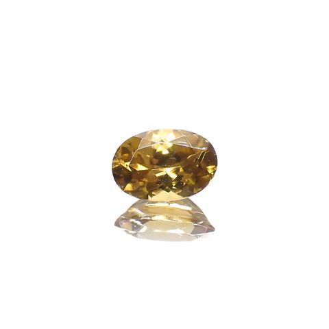 イエロージルコン スリランカ/カンボジア産 0.95ct[240728529]6.9x4.6mm前後