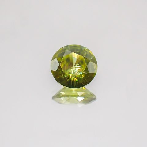 スフェーン(宝石名スフェーン)マダガスカル産 1.118ct ソ付(彩珠)[231224434]6.7x6.7mm前後