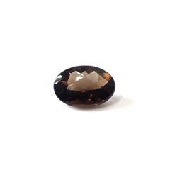 ◇チェッカーカット◇スモーキークォーツ ブラジル産 4.90ct / 13.5x9.8mm前後 [251031255]