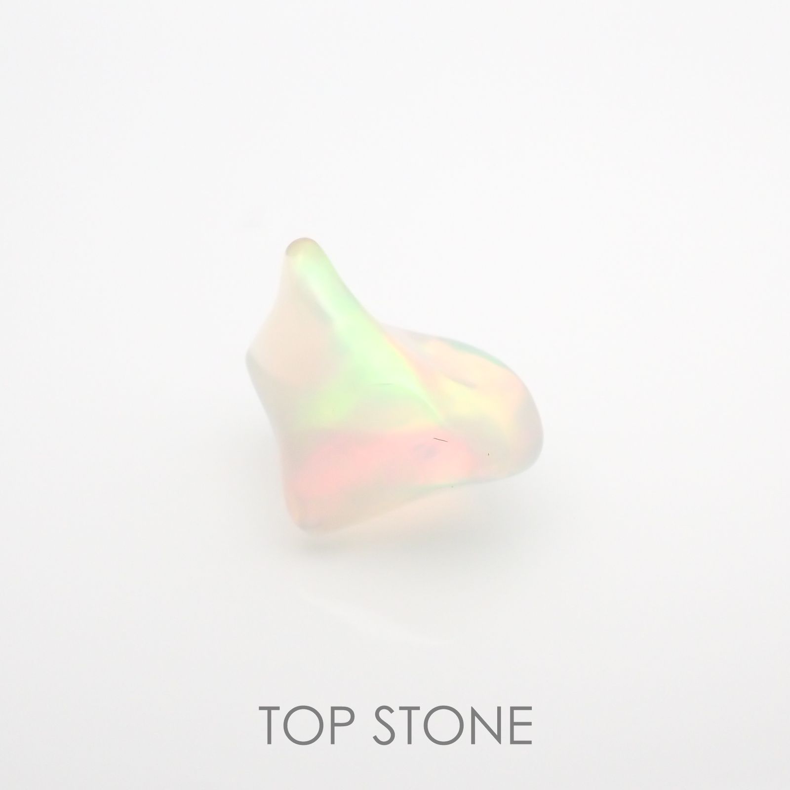◇バロック型◇エチオピアオパール(宝石名オパール) エチオピア産 3.79ct 識別済[210813175]13.2×10.9mm前後