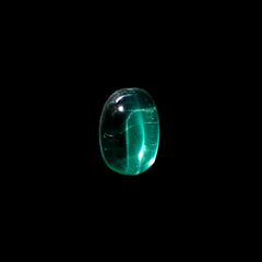 エメラルドキャッツアイ(宝石名エメラルド)コロンビア産 0.91ct 識別済[220115178]7.5x5.2mm前後