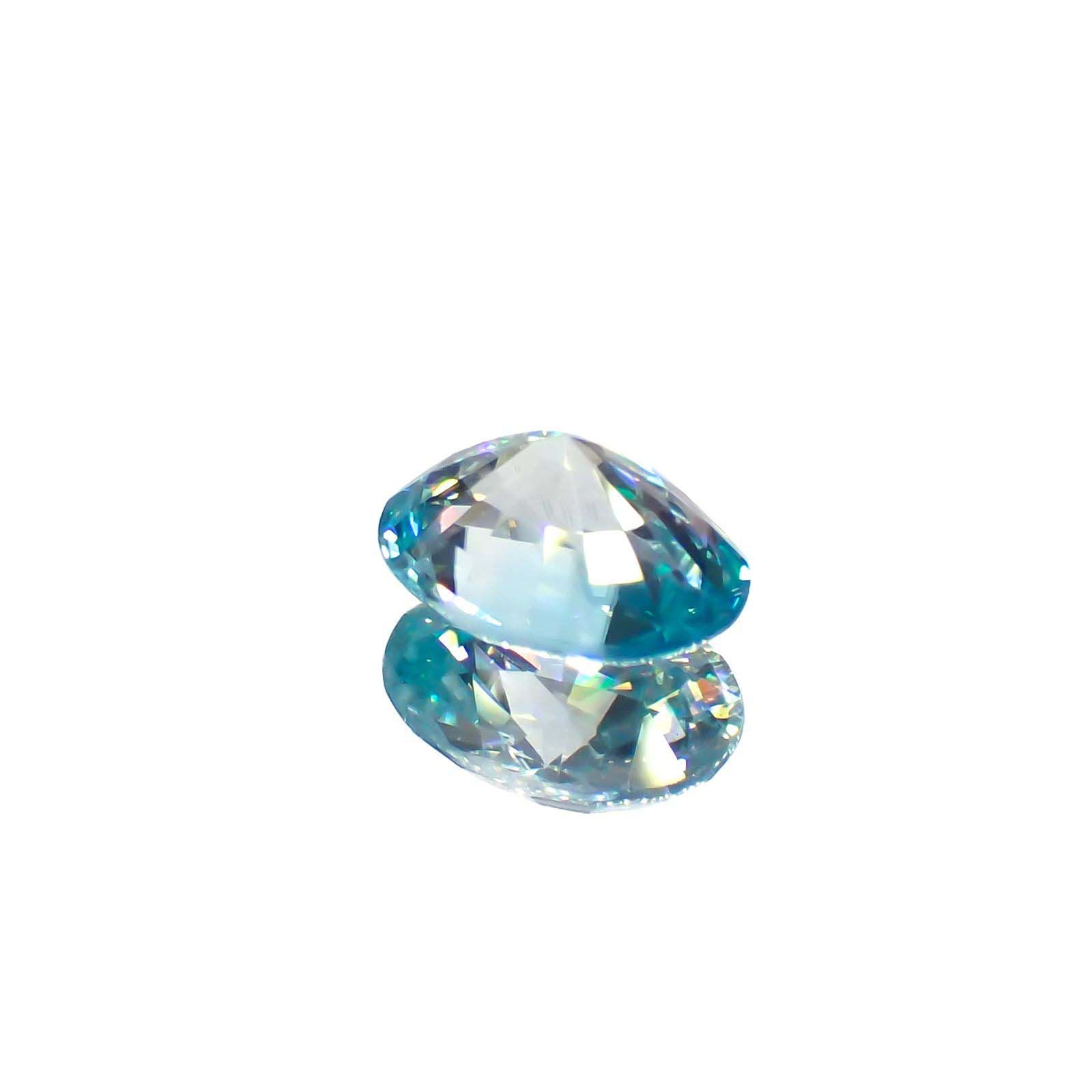 アイスブルージルコン カンボジア産 1.75ct[221018659]7.9x5.9mm前後