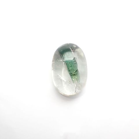 グリーントルマリンインクォーツ ブラジル・ミナスジェライス州産 20.73ct[221018309]20.5x13.7mm前後