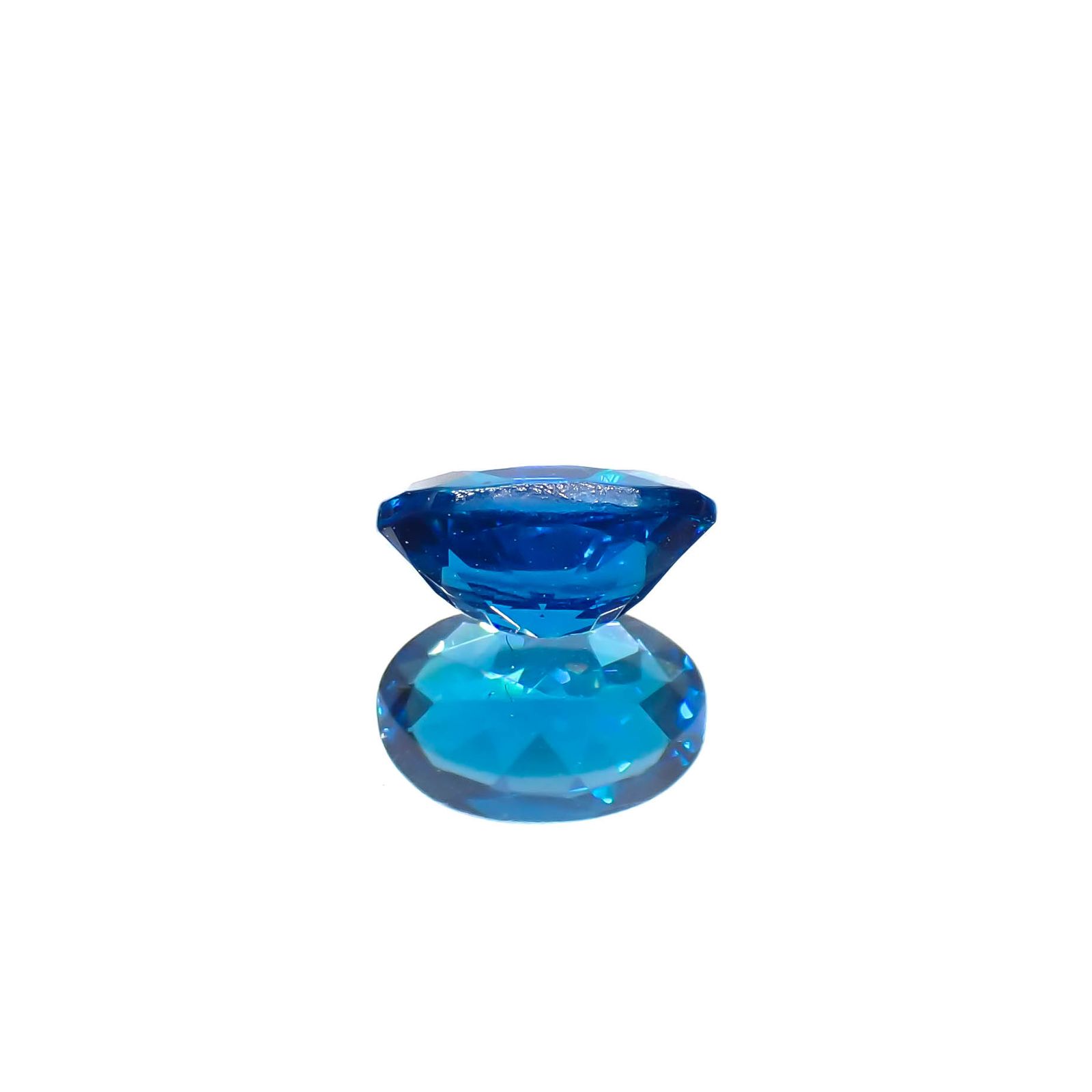 ディープブルーアパタイト  マダガスカル産 0.43ct[230421664]5.8x3.8mm前後