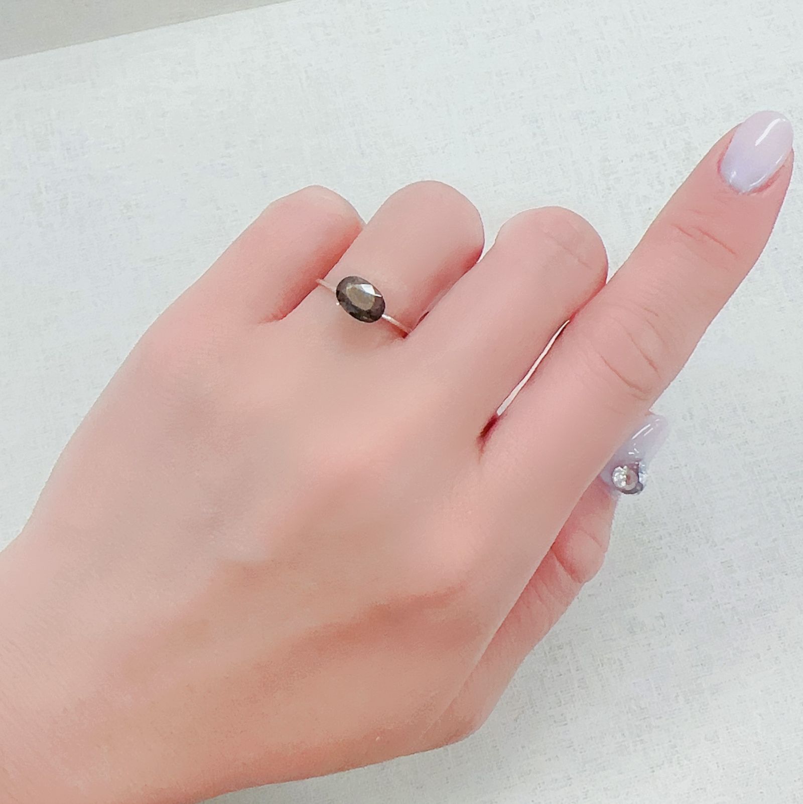 ゴールドシーンサファイア非加熱 ケニア産 1.64ct[230321325]8.1x5.3mm前後