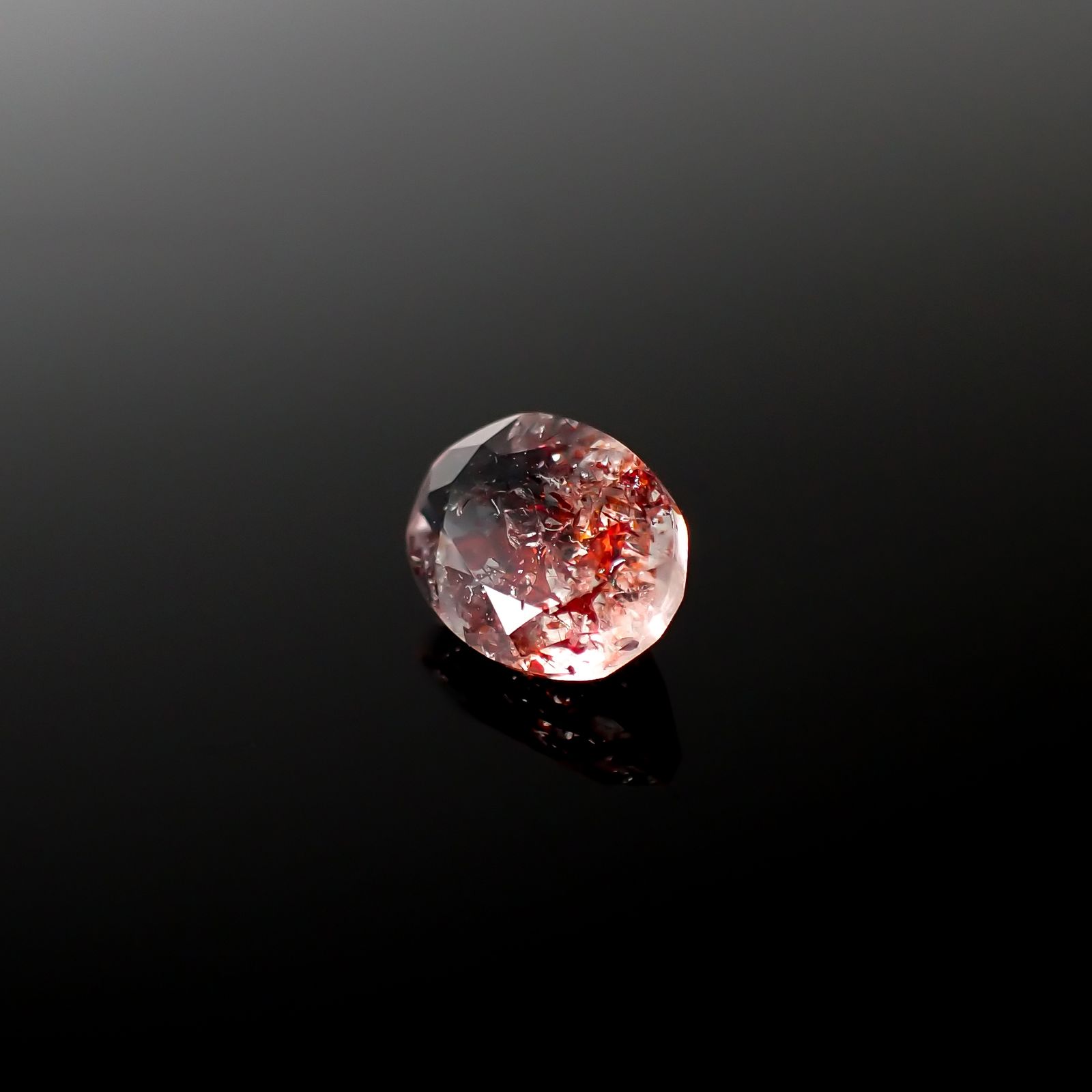 ファイヤークォーツ ナイジェリア産 1.23ct[240326718]8.1x6.1mm前後