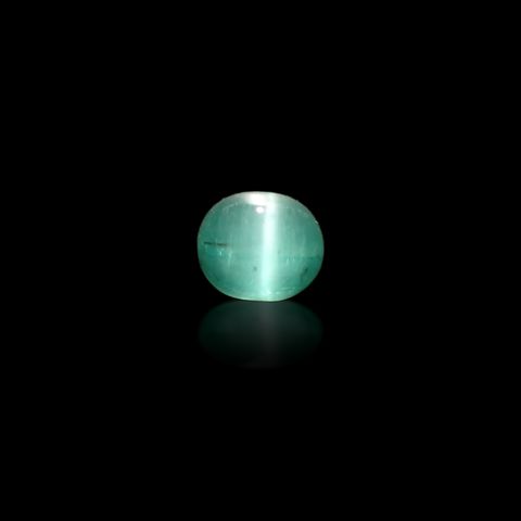 エメラルドキャッツアイ コロンビア産 1.12ct[240427224]6.4x5.3mm前後
