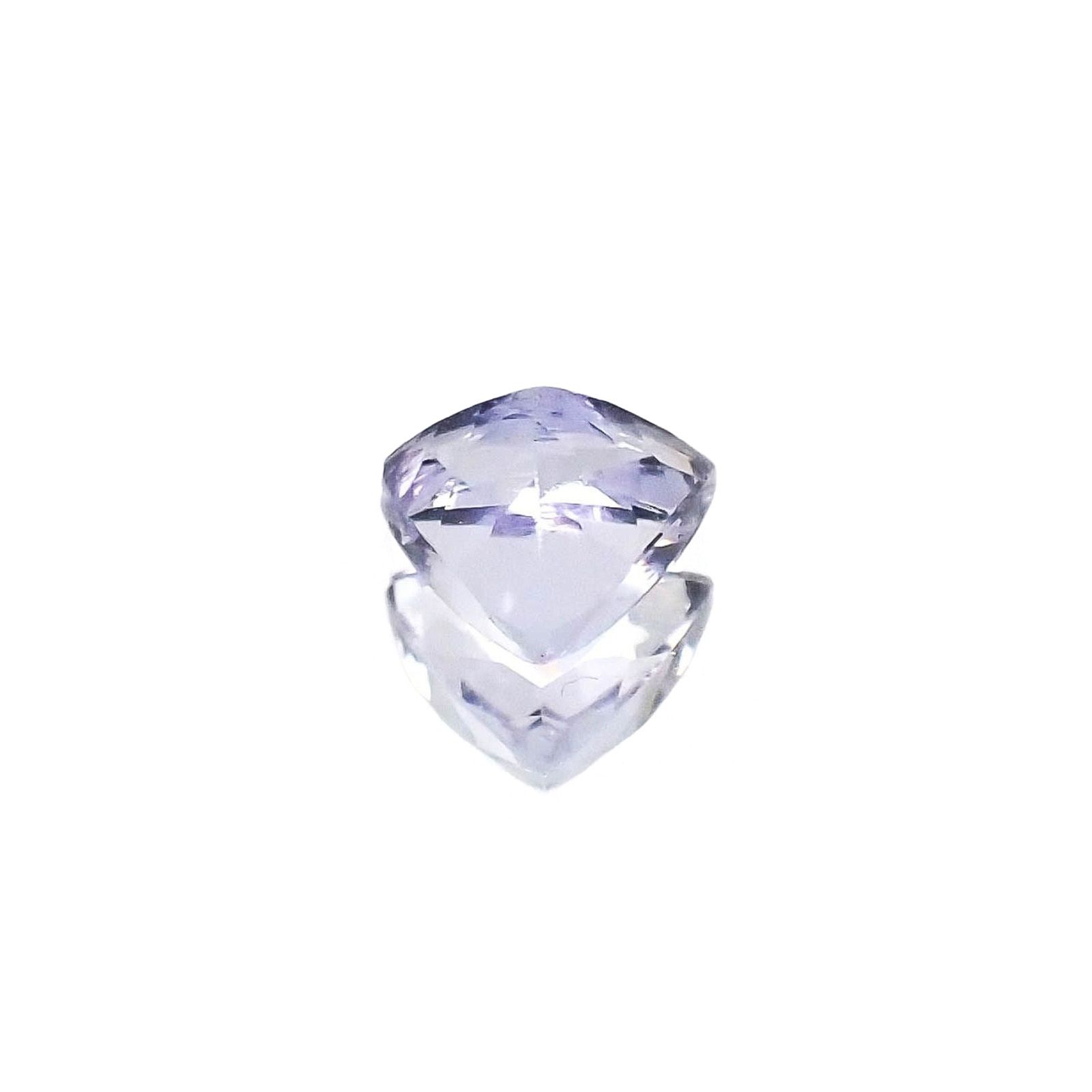 ラベンダーゾイサイト(宝石名ゾイサイト)タンザニア産 識別済 0.47ct / 4.8x5.2mm前後 [230622411]