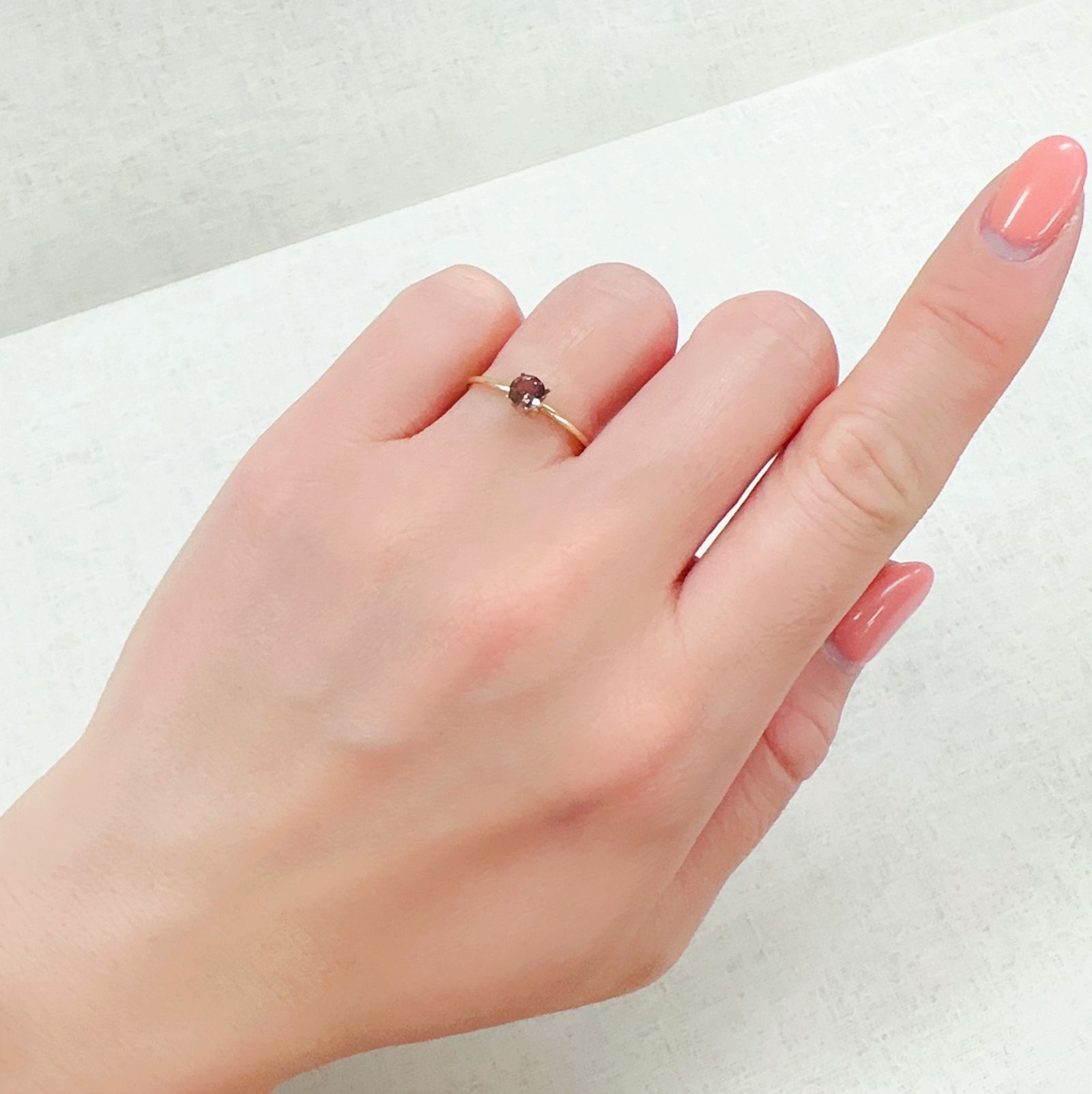 ブルーティント アキシナイト パキスタン産 0.29ct[230321058]4.2x4.2mm前後