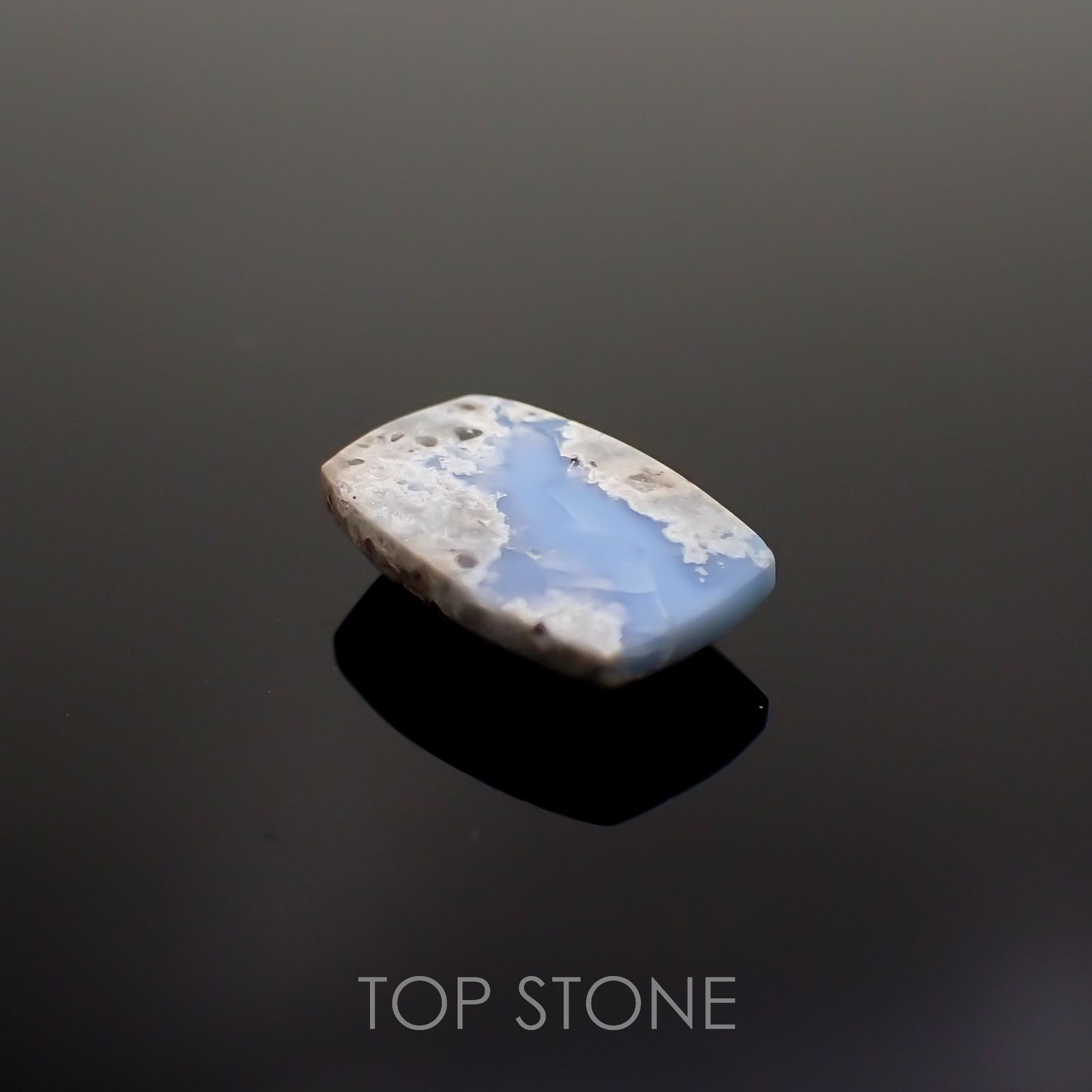 マトリックスブルーオパール アメリカ・オレゴン州産 3.68ct[220917819]13.6x8.9mm前後