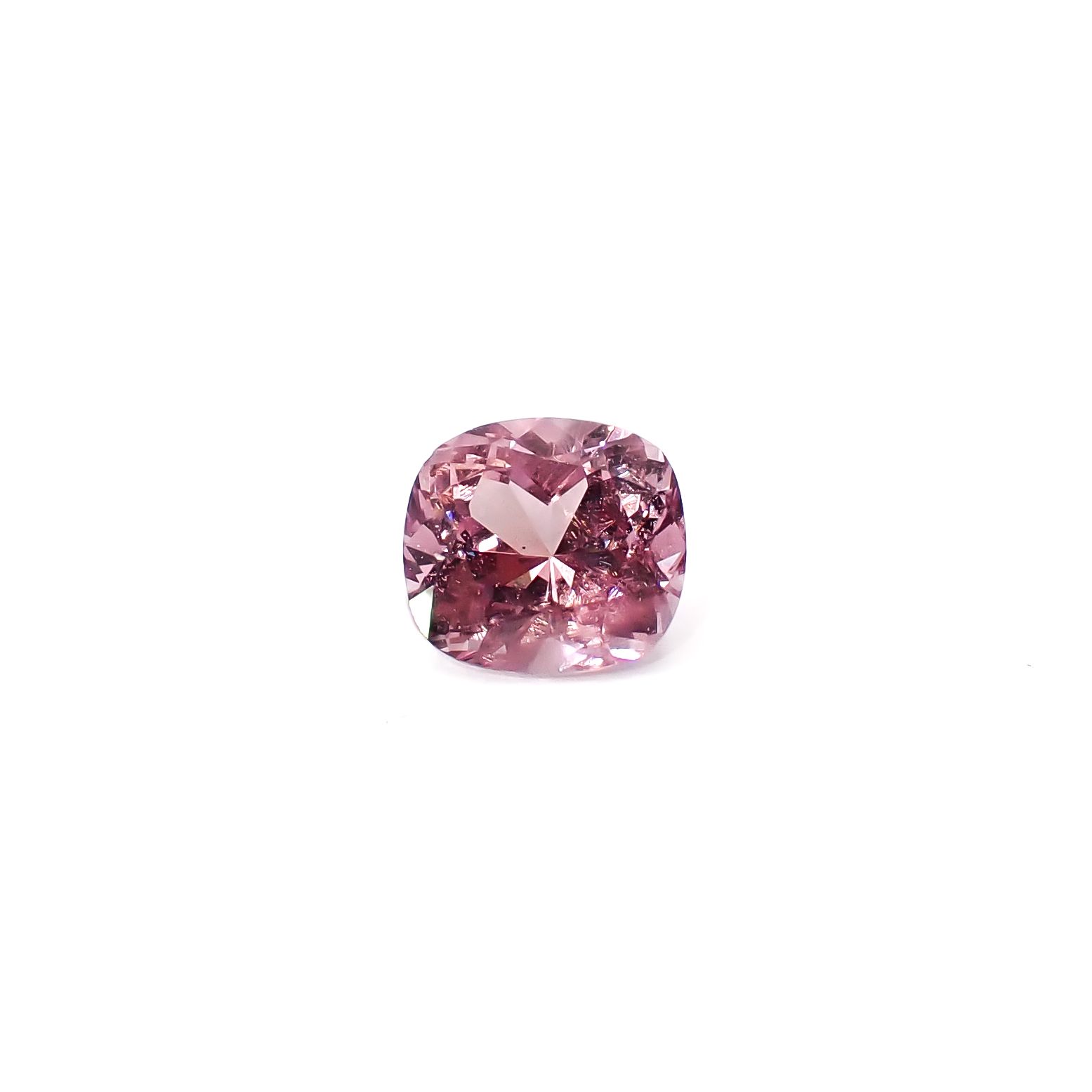 ドラゴンガーネット(宝石名パイロープ スペサルティン・ガーネット)タンザニア産 彩珠鑑付 1.514ct / 6.85x6.38mm前後 [260532236]