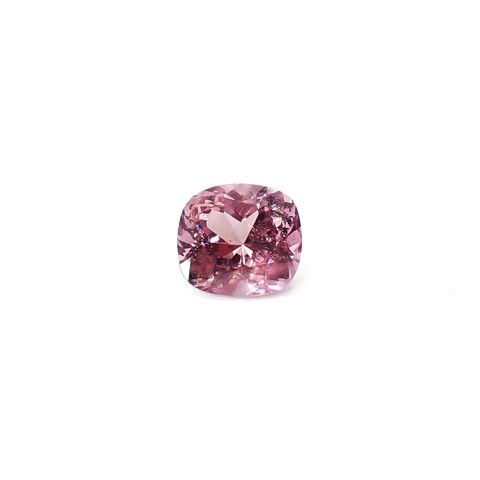 ドラゴンガーネット(宝石名パイロープ スペサルティン・ガーネット)タンザニア産 彩珠鑑付 1.514ct / 6.85x6.38mm前後 [260532236]
