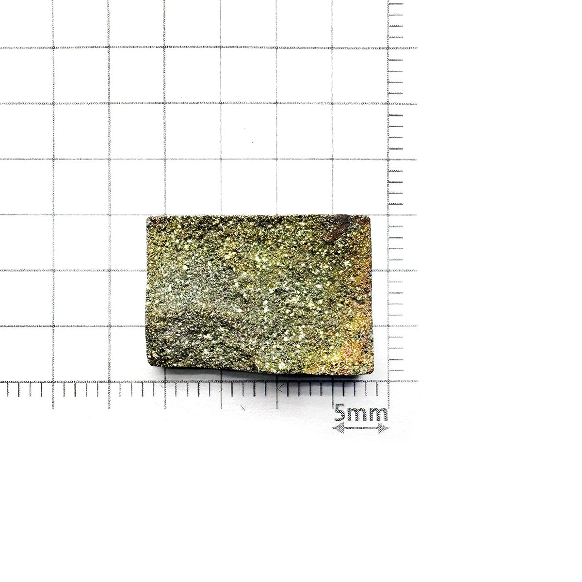 レインボーパイライト 原石 ロシア産 9.58ct[240527465]19.1x13.3mm前後