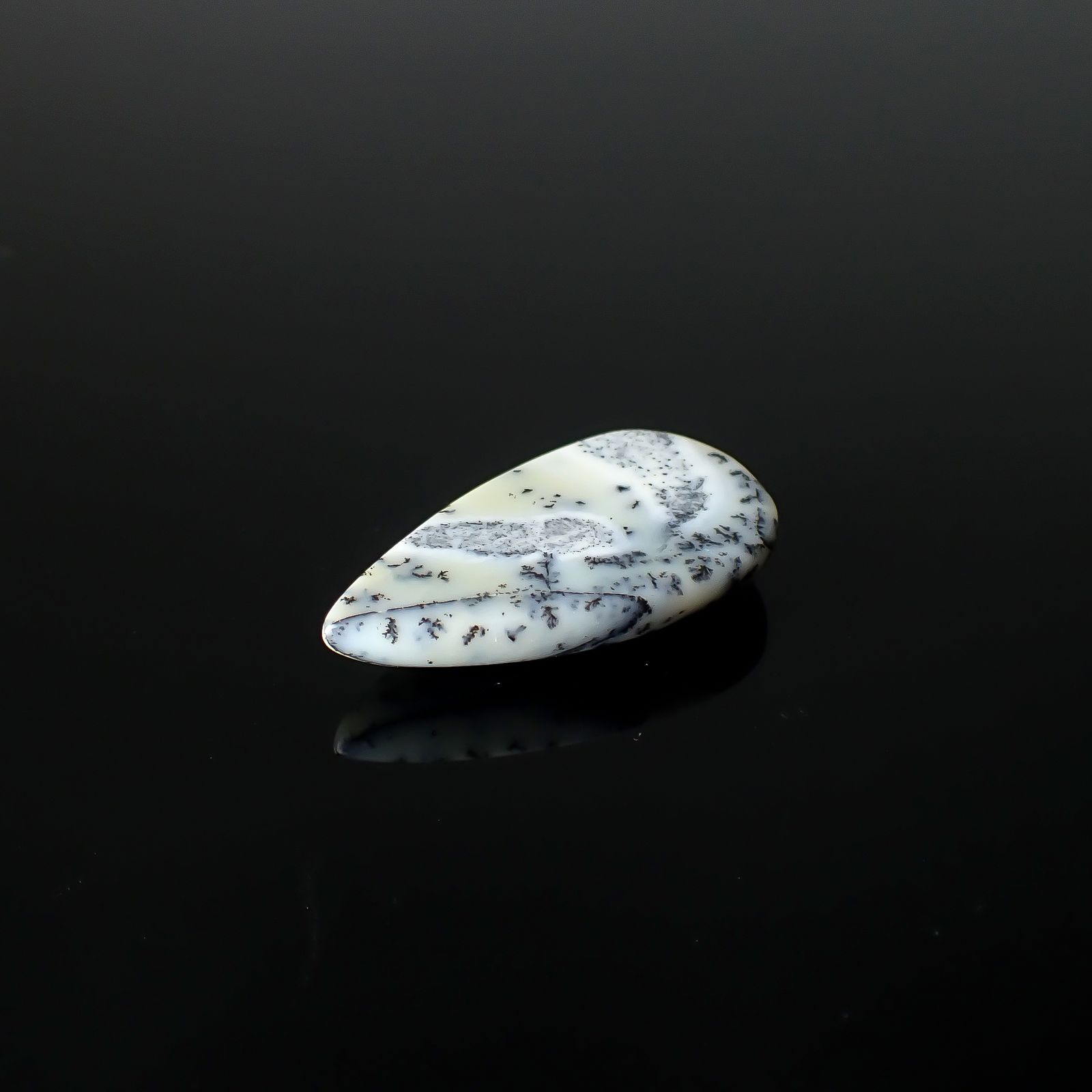 デンドリチックオパール ブラジル産 18.03ct [250931119]31.1x17.5mm前後