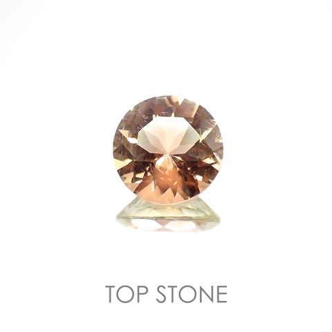 バイカラーオレゴンサンストーン(宝石名バイカラー・ラブラドライト) アメリカ・オレゴン州産 1.46ct 識別済[20118235]8×8mm前後