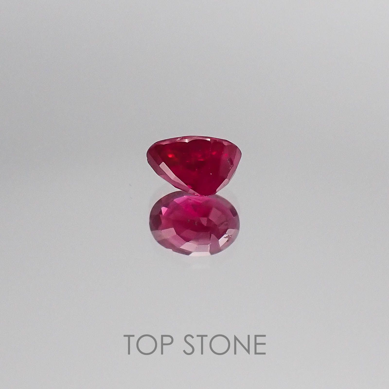 ルビー ビルマ産 ルース 0.80ct[20052367]6×4.2mm前後