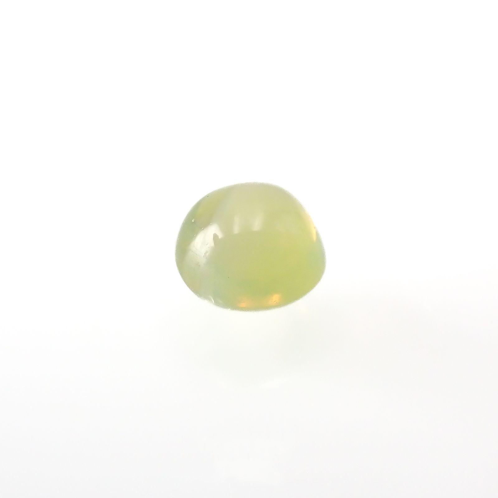 クリソベリルキャッツアイ スリランカ産 0.43ct[221018246]3.9x3.8mm前後