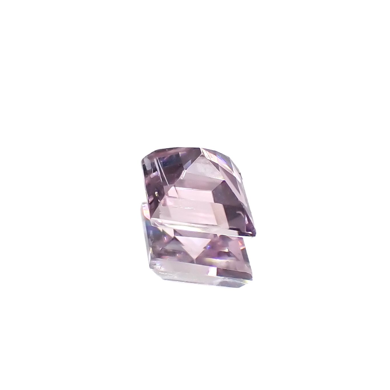 ◇カスタムカット◇カラーシフト ピンクダイアスポア アフガニスタン産 0.74ct[240326992]7.7x5.9mm前後