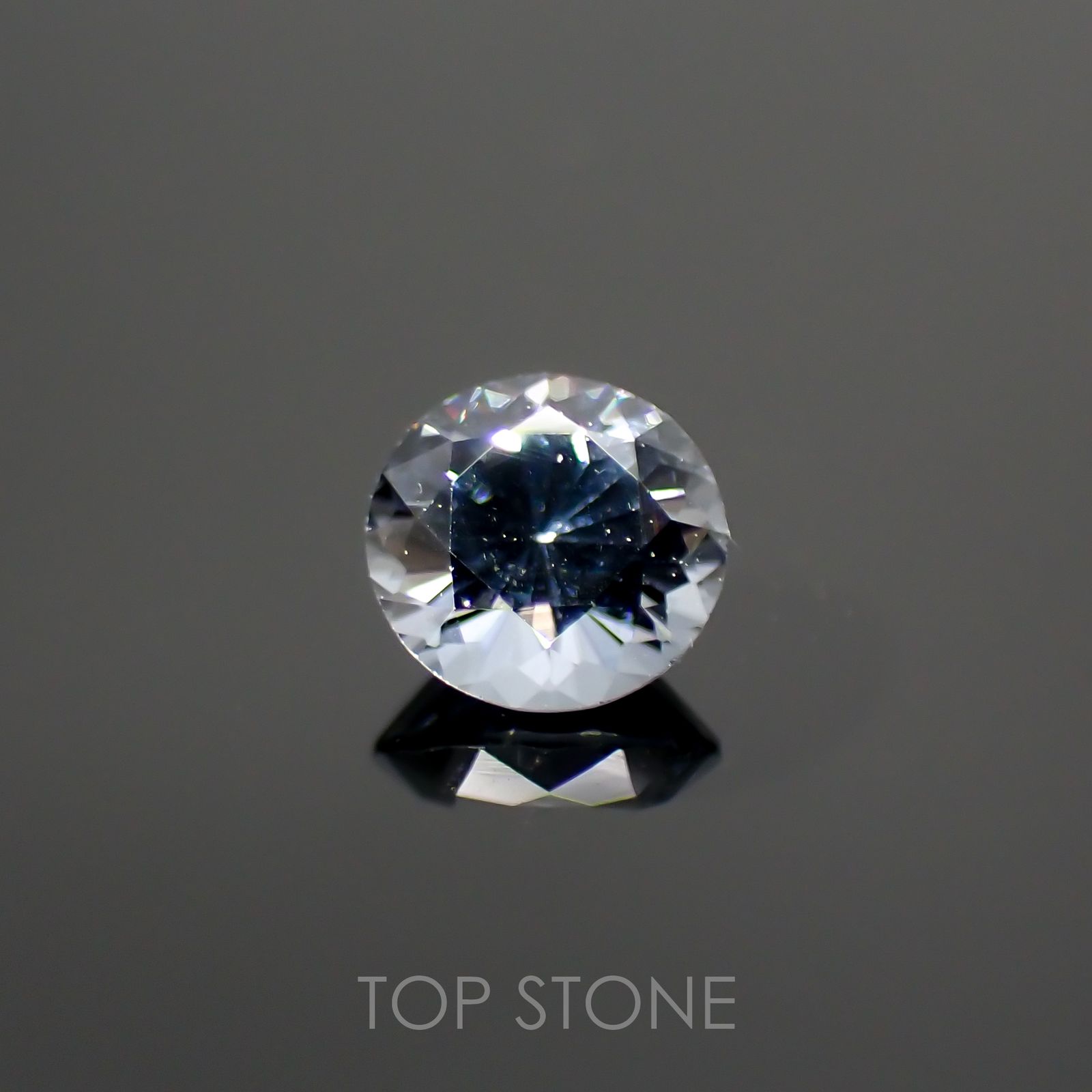 グレイッシュブルースピネル ビルマ産 ルース 0.27ct[210913134]3.8×3.8mm前後