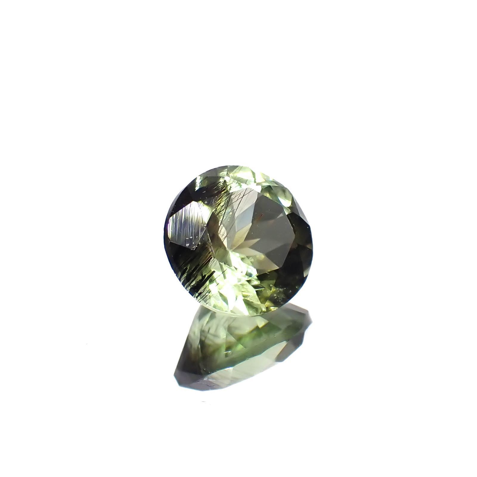 ルドウィジャイトインペリドット パキスタン産 1.96ct[221219511]7.7x7.6mm前後