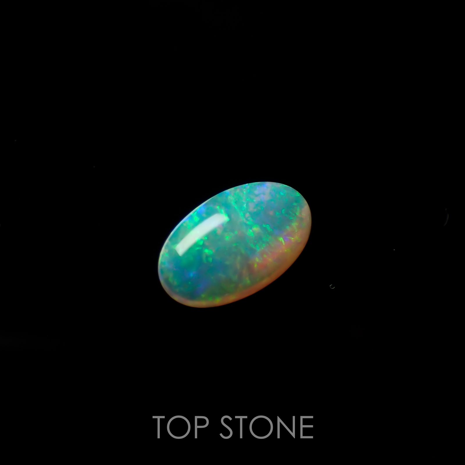 オパール(宝石名ホワイト・オパール) オーストラリア産 1.122ct ソ付(彩珠)[210711336]10.2×6.4mm前後