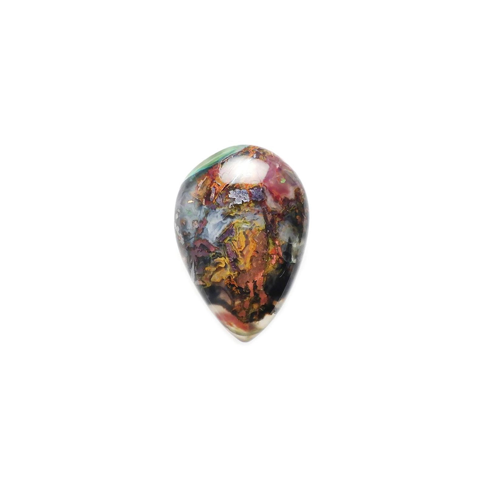 コッパークリソコラインカルセドニー インドネシア産 24.92ct / 25.5x17.6mm前後 [240125551]