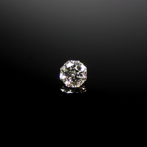 ◇オクタゴンカット◇ダイヤモンド 0.13ct[240427040]3x3mm前後
