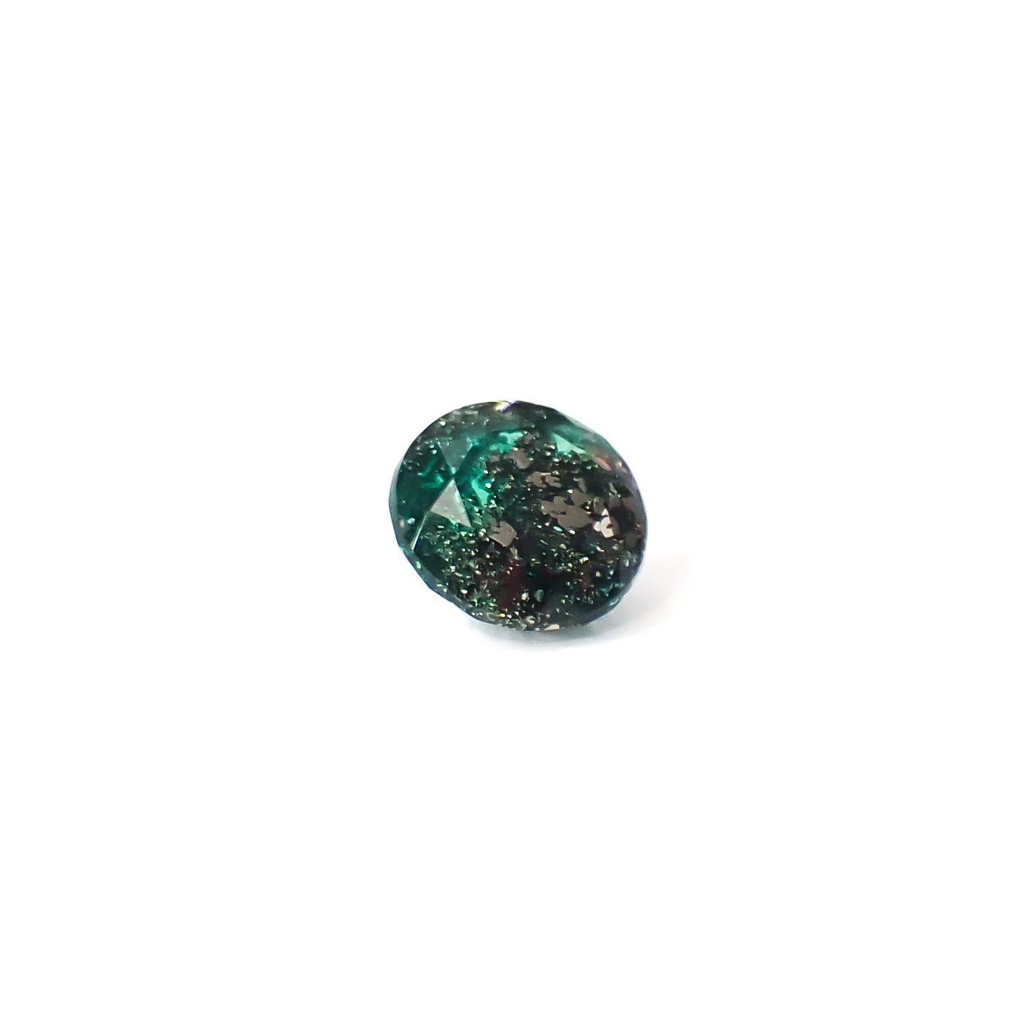 パイライトインエメラルド コロンビア産 0.27ct / 4x4mm前後 [260532126]