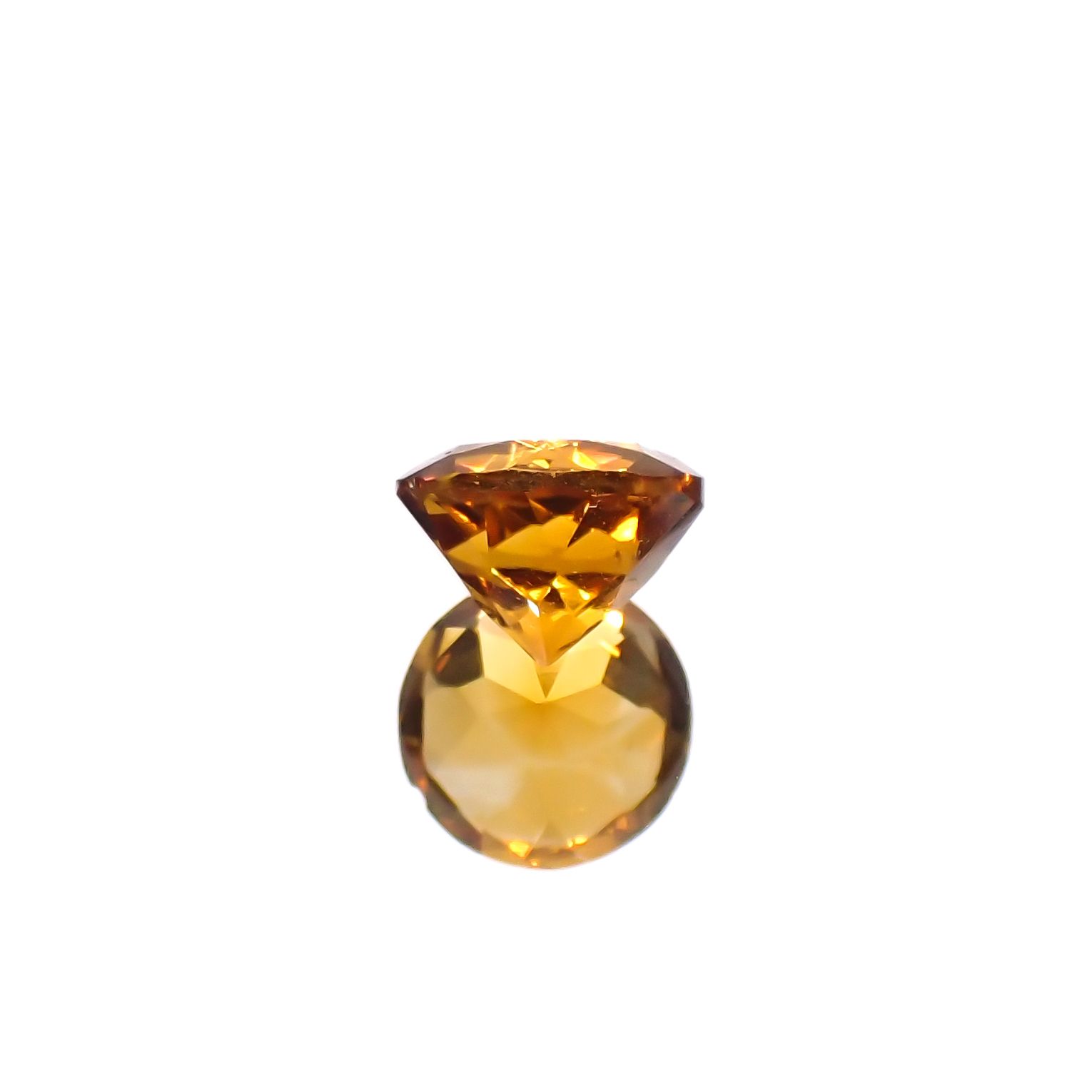 マデイラシトリン ブラジル・ミナスジェライス州産 1.79ct[240427127]7.8x7.8mm前後