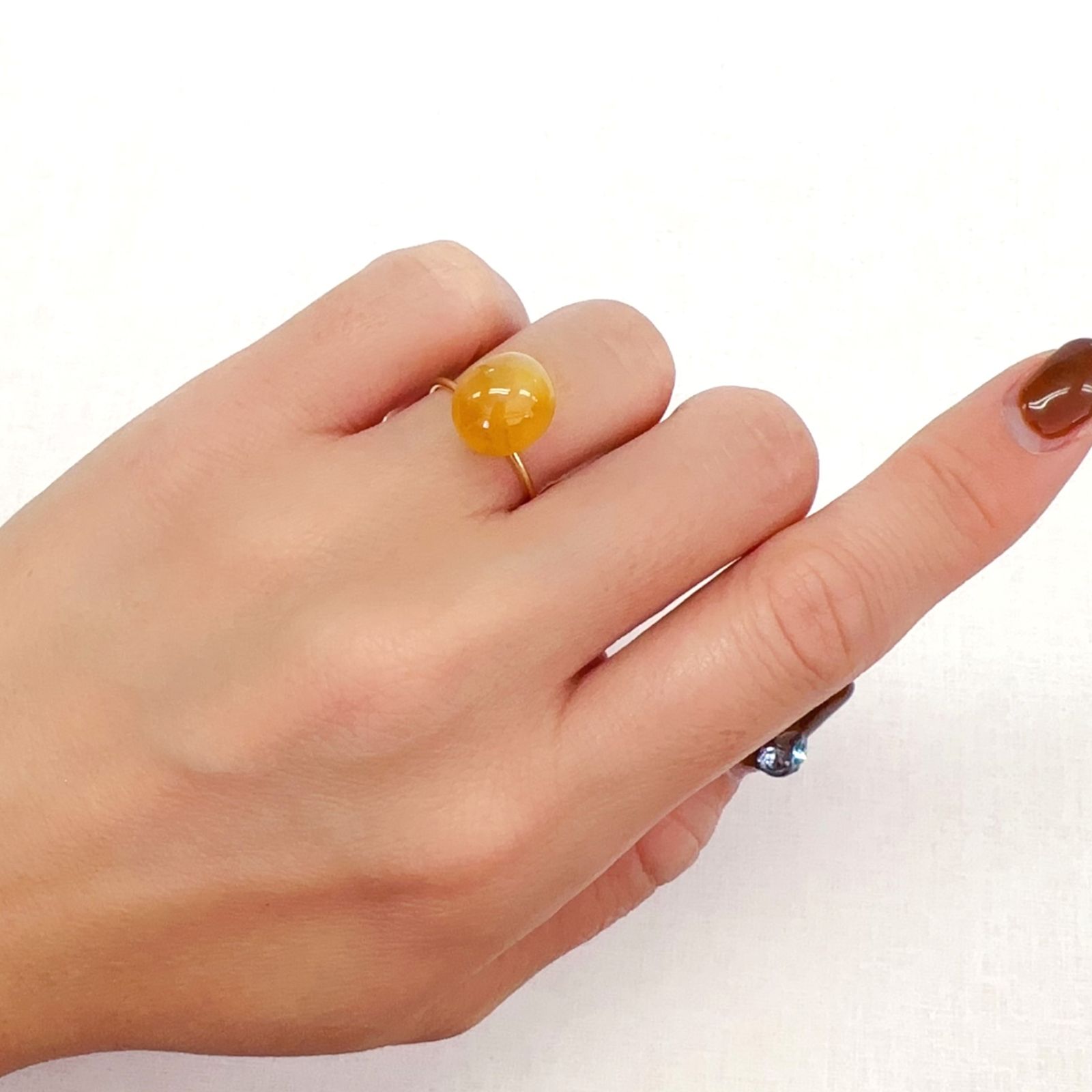 メキシコオパールキャッツアイ(宝石名オパール・キャッツアイ)メキシコ産 5.13ct 識別済[231023991]11.3x9.8mm前後
