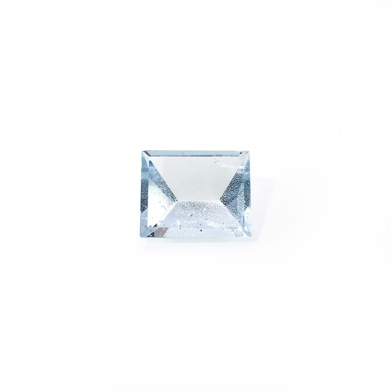 ◇ミラーカット◇アクアマリン モザンビーク産 1.97ct[240226104]9x7.3mm前後