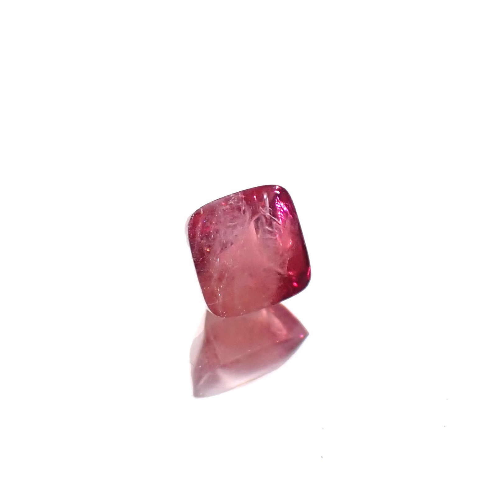 ◇バフカット◇レッドベリル アメリカ・ユタ州産 0.28ct[231023767]3.7x3.6mm前後