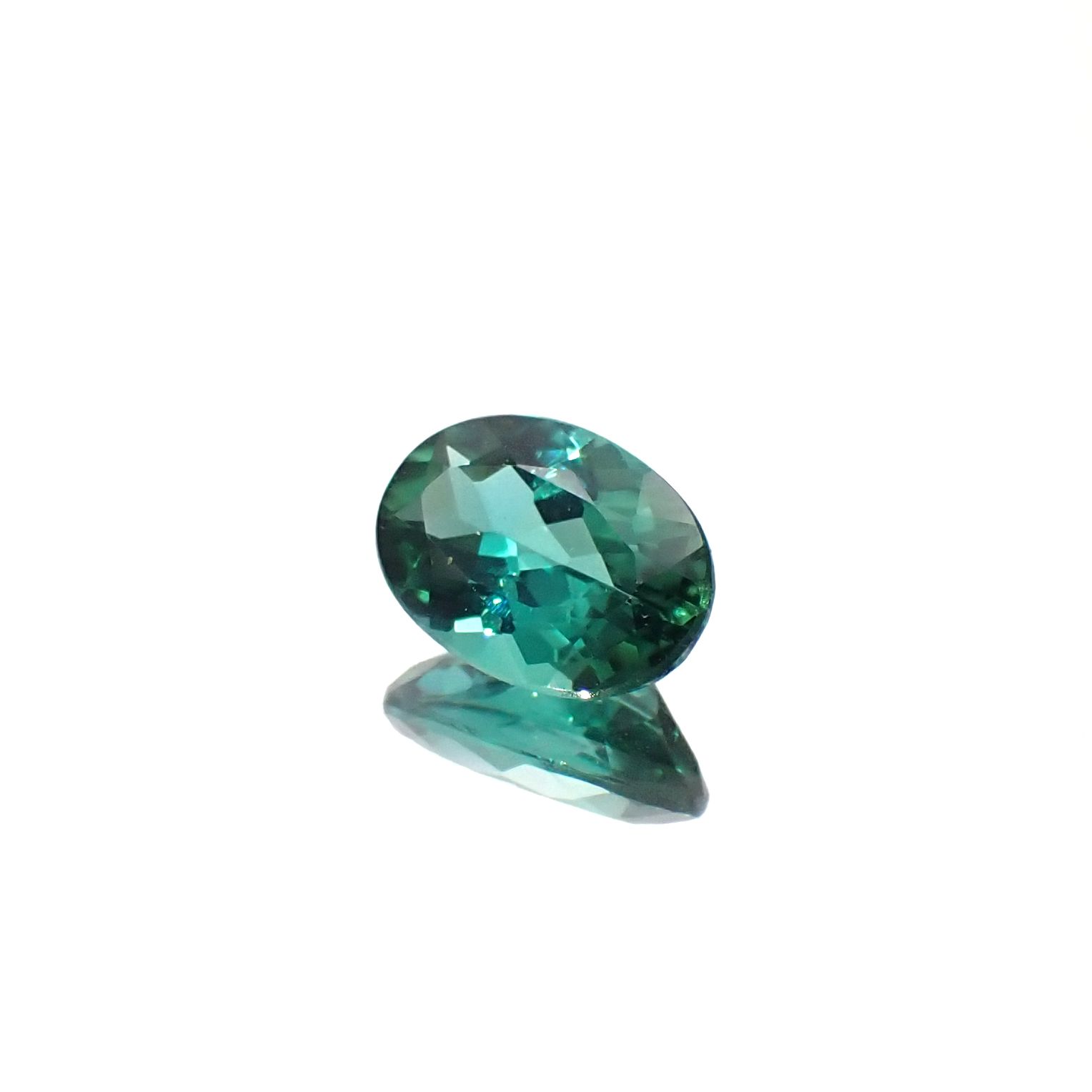 ブルーグリーントルマリン ブラジル産 0.72ct[230923527]7x4.9mm前後
