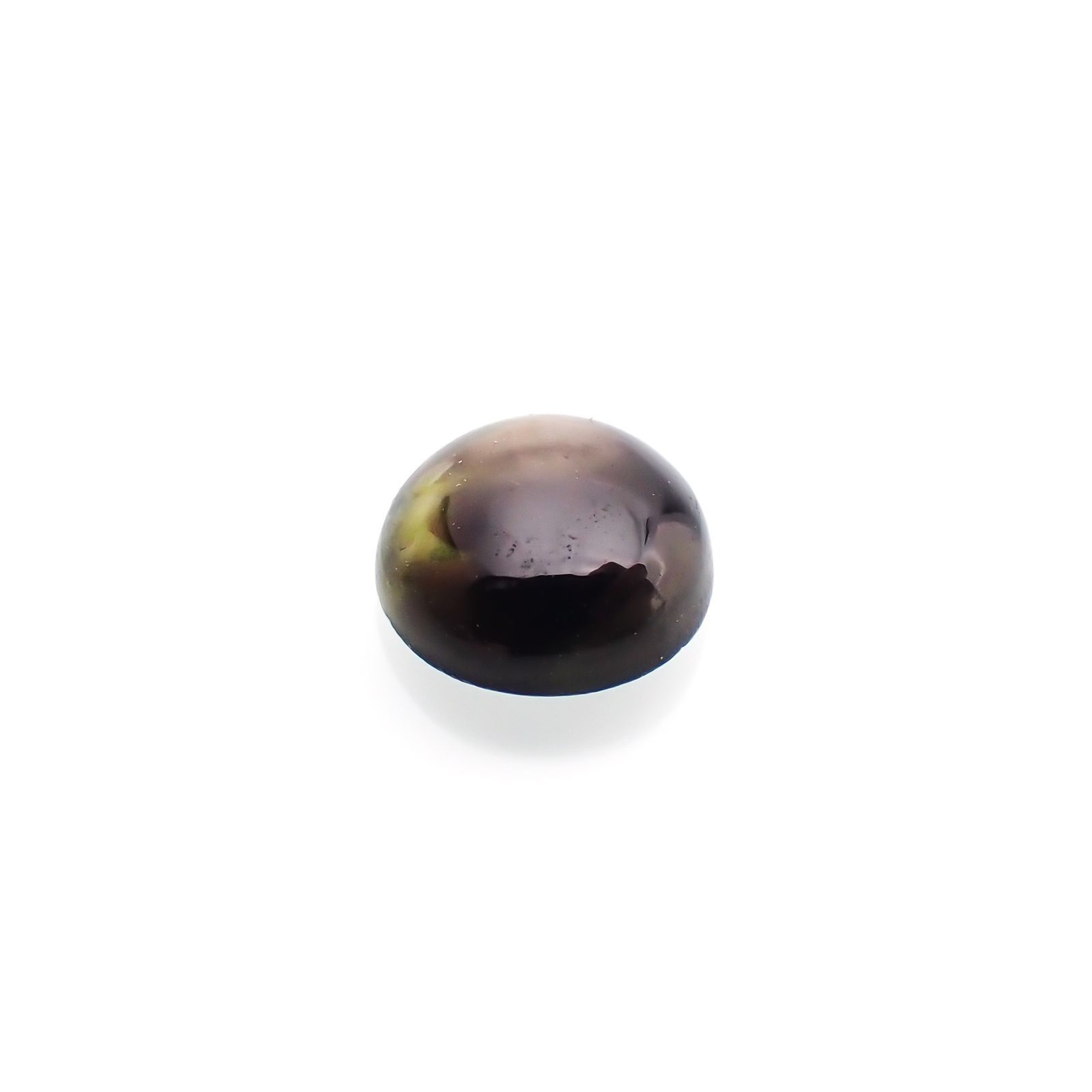 ゴールドシーンサファイア(宝石名シーン・サファイア)ケニア産 識別済 0.84ct / 5.5x5.4mm前後 [260816216]