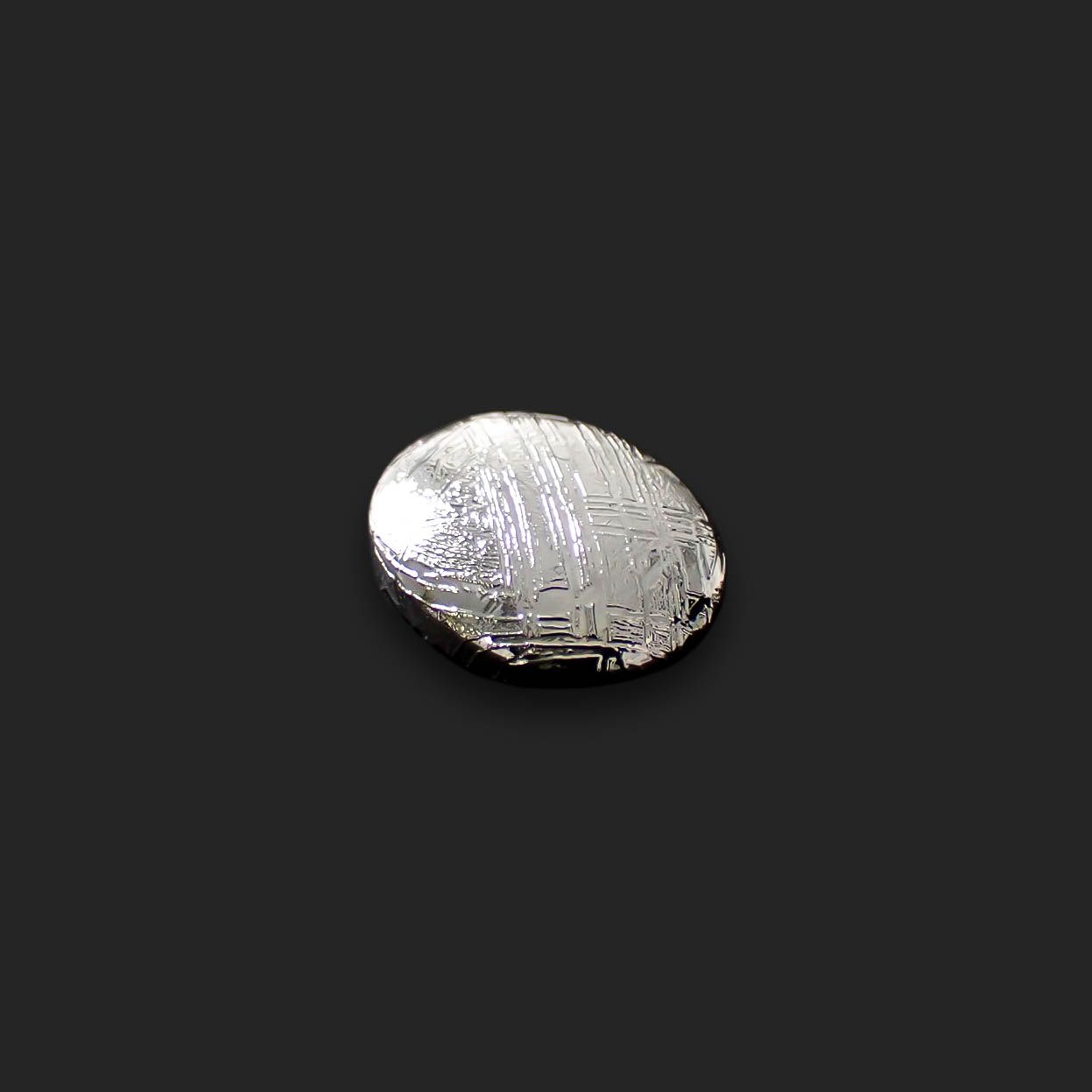 ムオニナルスタ隕石 発見地:スウェーデン 6.30ct[240125757]10.9x8.8mm前後